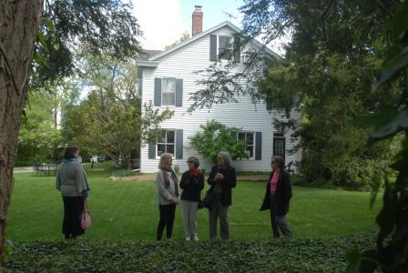 image of Pleasant Grove c. 2013 with current owner and CCHS board